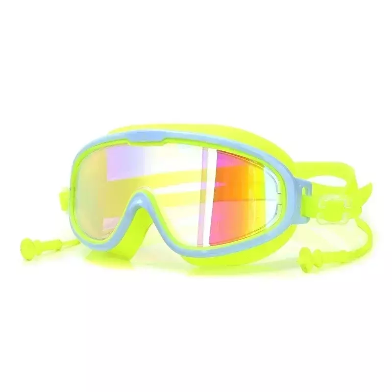 Big frame Professional Swimming Waterproof soft silicone glasses swim Eyewear Anti-Fog UV men women goggles for men women