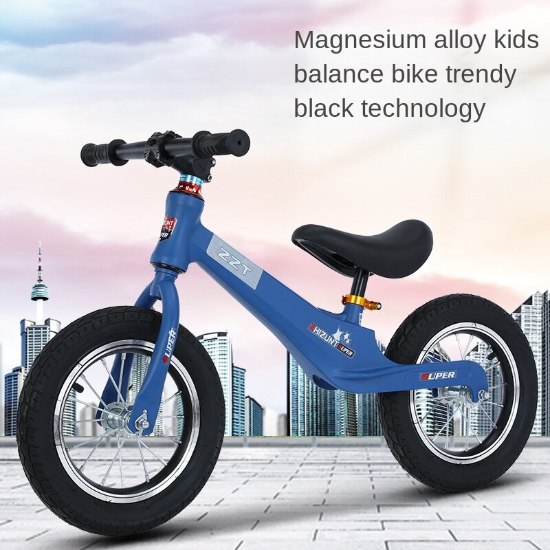 Lazychild-子供用車,2〜6歳の子供用スクーター,マグネシウム合金のおもちゃ,12インチ,快適なバランス,ドロップシッピング