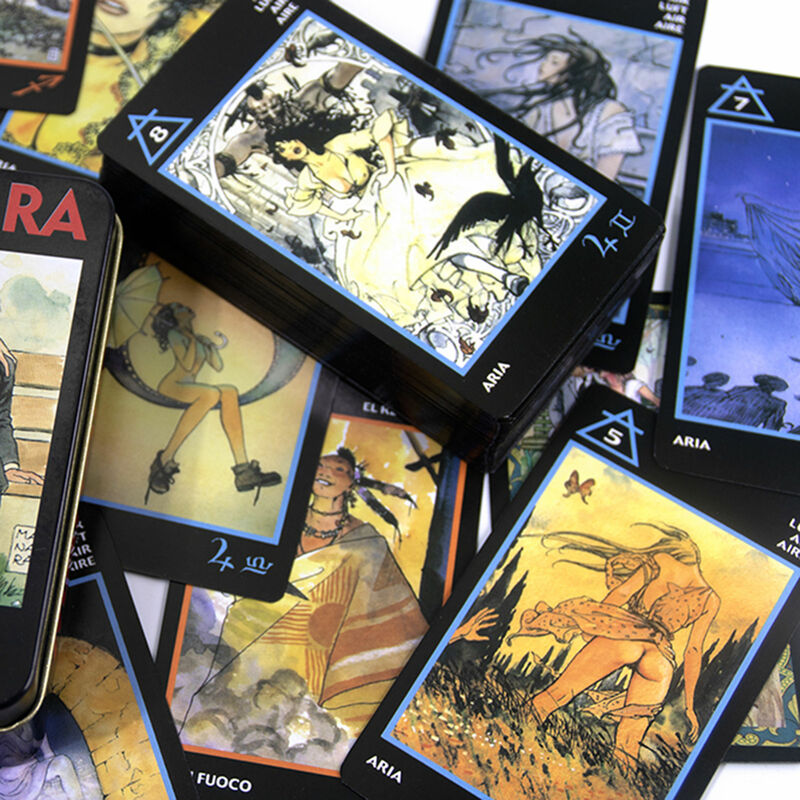 Erotyczne Tarot trwałe karty tarota zestaw z pudełkiem seks Tarot i astrologia połączone narzędzie wróżbiarskie zabawny i dowcipny styl kolorowy