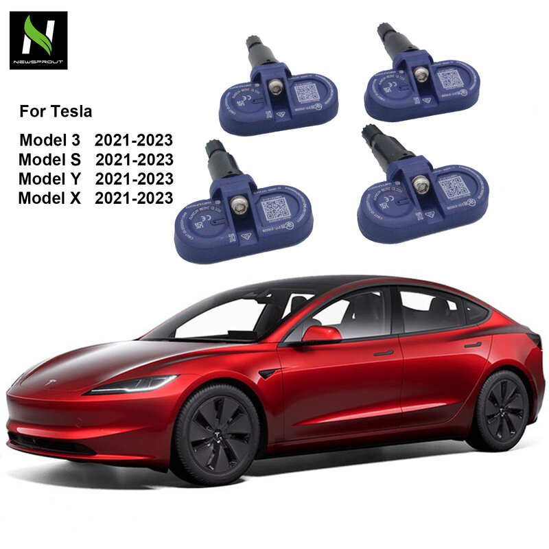 สำหรับ Tesla บลูทูธเซ็นเซอร์ TPMS เหมาะกับ2021 + Tesla รุ่น S 3 X Y 1490701-01-C 1490701-01-B 149070101B ความดันลมยาง