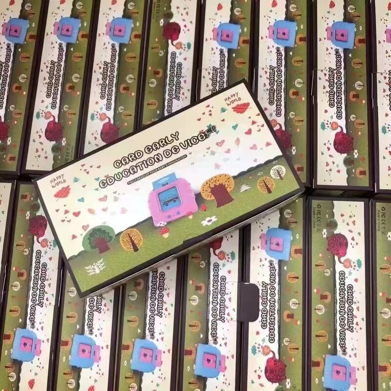 Детское чтение, для мальчиков и девочек, обучающая речь Монтессори, 224 зрительных слов, говорящая флэш-карта