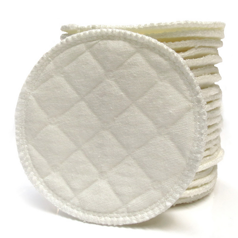 Almohadilla de lactancia lavable para mujer embarazada, almohadillas reutilizables para amamantar, 12 piezas