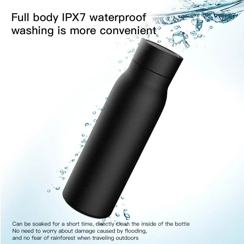 Tuya Bluetooth Smart Water Bottle Drinking Reminder Temperature Display Water Consumption Record Warm and Cold Insulation Bottle