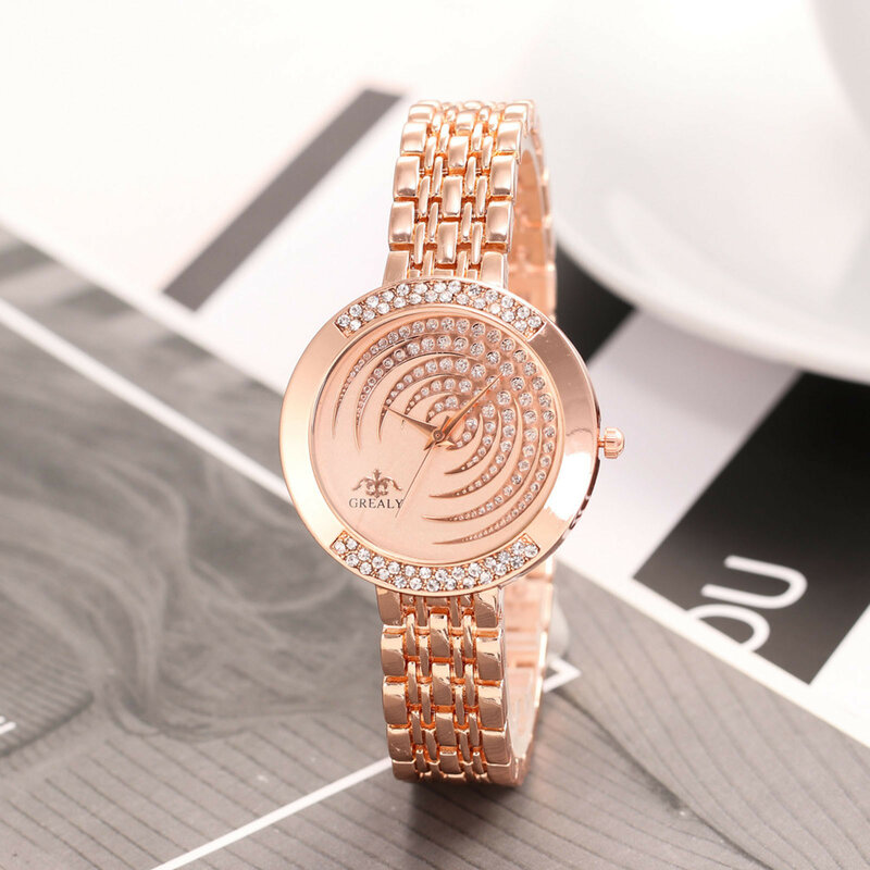 Jam tangan wanita elegan jam tangan Quartz mewah jam tangan wanita kualitas tinggi 2023 akurat kedap air Set jam tangan wanita 26,계