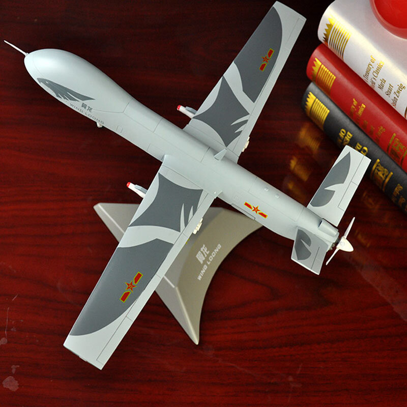 China's Wing Loong Diecast Modelo De Liga, Combate Militar, Escala 1:26, Toy Gift Collection, Simulação De Exibição, Decoração