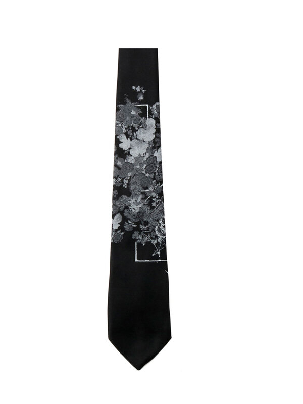 Yohji Yamamamoto gravata para homens e mulheres, acessório unissex, estilo escuro, moda novidade