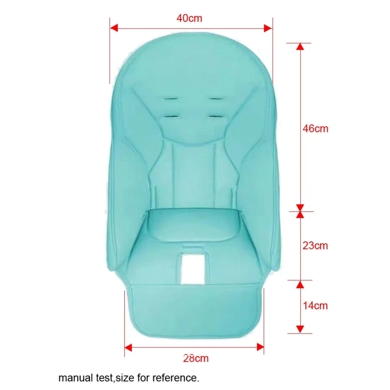 PU Leather Baby Chair Cover Almofada, Kids Growth Seat Pad, Dinner Chair Seat Case, Crianças Acessórios de Jantar