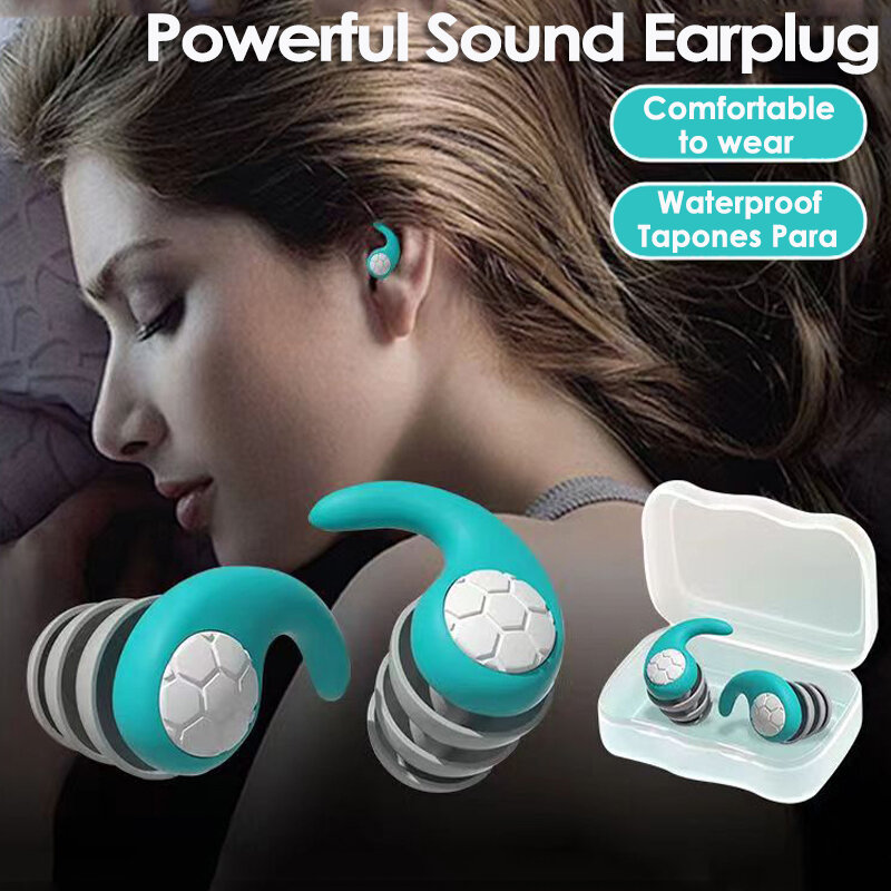 Новые ушные вкладыши для снижения шума и сна, затычки для ушей с защитой от шума, водонепроницаемая затычка для путешествий, работы, сна, затычки для ушей