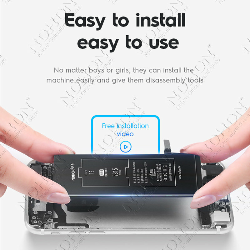 Аккумулятор NOHON для телефона, 4400 мАч, для iPhone 12 Pro Max 13 12 Mini 11 Pro Max XS XR X