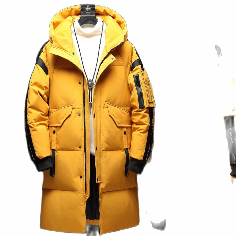 E-commerce-Chaqueta con capucha para hombre y mujer, chaqueta de plumón de estilo coreano, moda para adolescentes, B247, 1966-P190, 2022