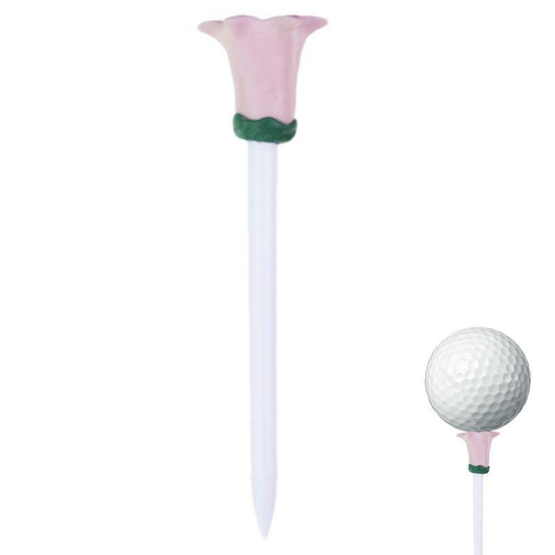 Golf Tees Professional Unbreakable And Recyclable Golf Tee Tall Golf Tees Reduce Side Spinning And Friction Professional Flower