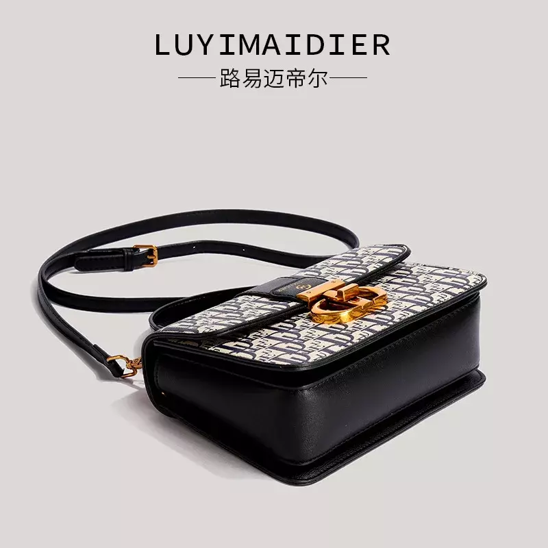 Luxo Crossbody Bag para Mulheres, Designer de Moda Bolsas, Bolsas de Ombro, Clutch Travel Tote Bag, 22*14*8.5cm, 2024