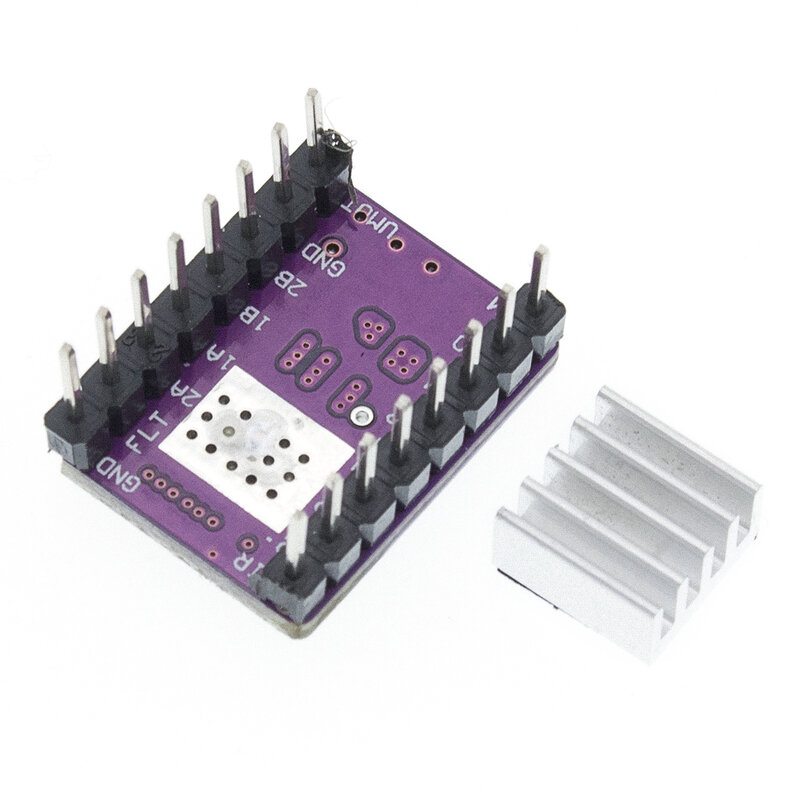 Piezas de impresora 3D StepStick A4988 DRV8825, módulo controlador de Motor paso a paso con disipador de calor, rampas Reprap 1,4