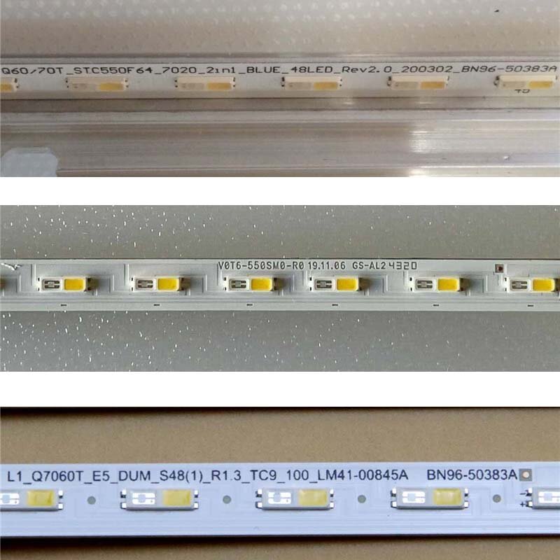 Tiras de retroiluminação LED para Samsung, QE55LS03TA, QE55Q60TAU, QE55Q65TAU, QE55Q67TAU, Bar BU 1