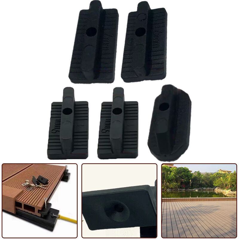 100 Stück Outdoor-Boden clips Composite-Deck-Clip Kunststoff-Holzboden befestigungen Korrosionsschutz-Holzfußboden-Befestigungs clips