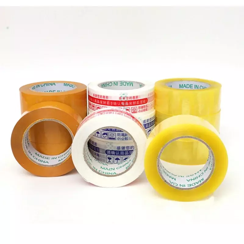 Cinta de embalaje con impresión de logotipo personalizado, producto personalizado para sellado de cartón, cinta adhesiva Bopp, cinta de embalaje delicado