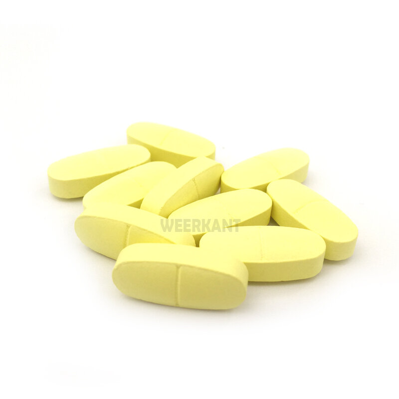 Tabletas multivitaminas de vitamina y Material Mineral, suplemento con calcio, hierro y Zinc