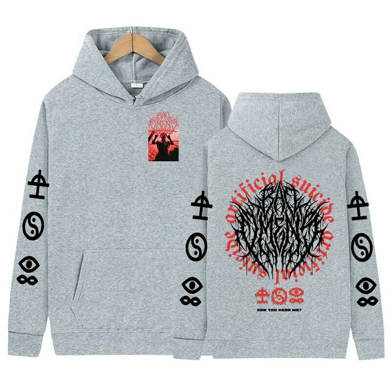 Bad Omens Band Tour 2023 American Music Hoodie Men Fashion Vintage Pullover Oversized Sweatshirt Unisex Gothic Clothing Hoodies