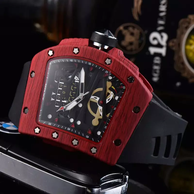 Top AAA Brand Formula One Men's Watch Luxury Multifunctional Waterproof Quartz Watch Business Automatic Date Timekeeping Clocks