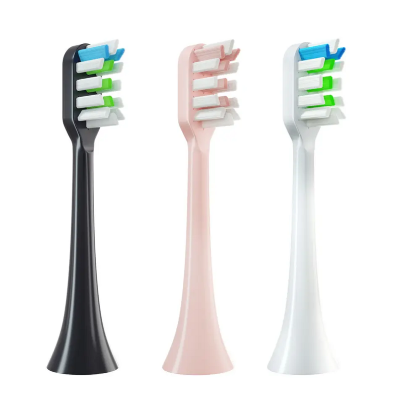 Cabezales de repuesto para cepillo de dientes eléctrico SOOCAS, boquillas de cerdas suaves DuPont, 4/8/12 piezas, V1/X1/X3/X5/X3U/X3PRO/v1/v2