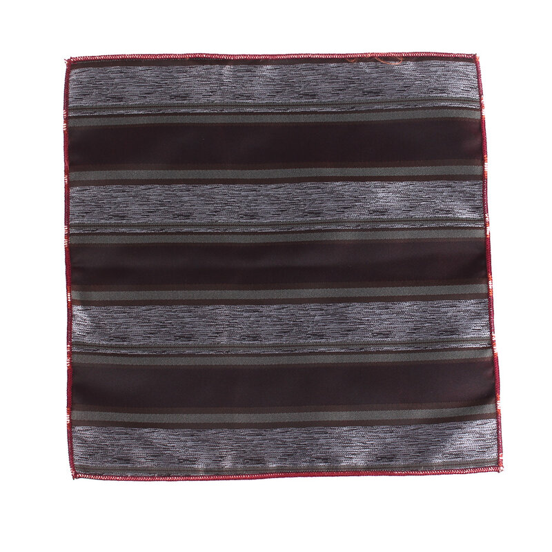 Woven Striped Pocket Square For Men Women Floral Chest Towel Hanky Gentlemen Hankies Men's Suit Handkerchief Pocket Towel Gifts