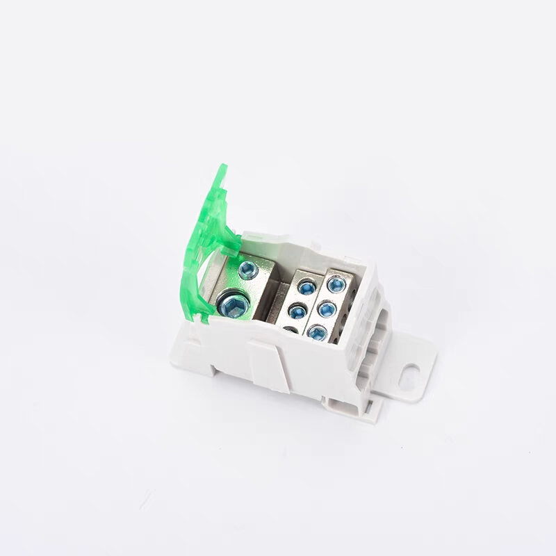 UKK80A 690V DIN Rail Terminal Block Split Junction Box One In Many Out Distribution Box High Current Electrical Wire Connector