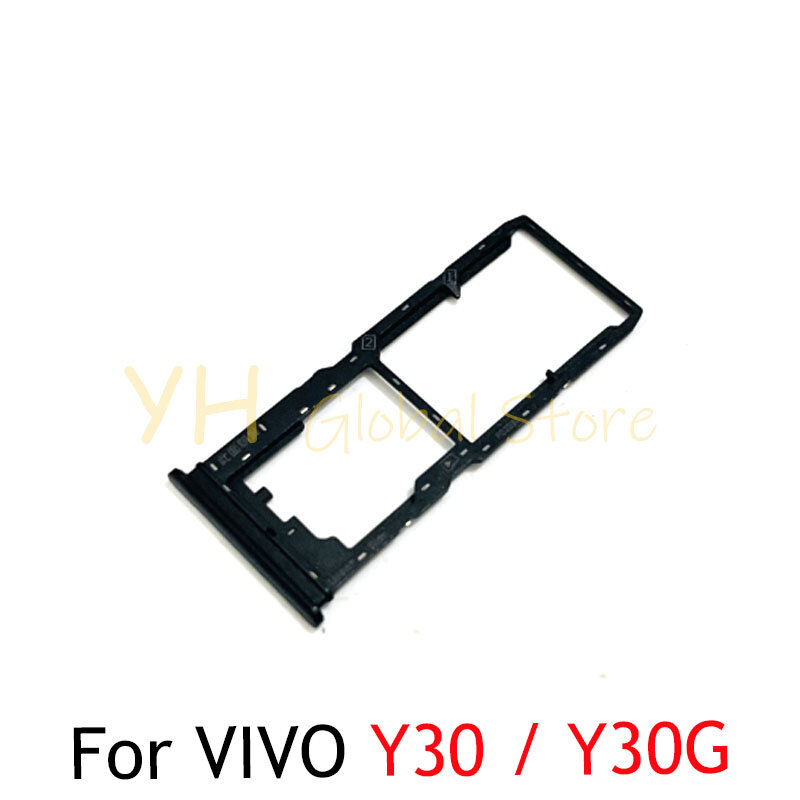 For VIVO Y30 Y30G Y50 Sim Card Slot Tray Holder Sim Card Repair Parts