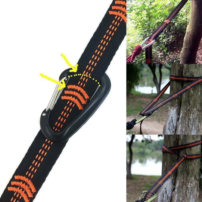 1/2PCS Hammock Straps Belts Extra Strong & Lightweight Ropes and 600 LBS Breaking Strength No Stretch Polyester Hammock Straps