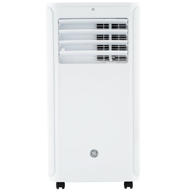 Ge®6,100 Btu 115-Volt 3-In-1 Draagbare Airconditioner Met Afstandsbediening Voor Kleine Kamers, Wit, Apfd06jaww