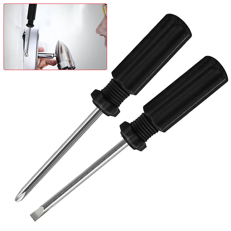 1pc 105mm Small Mini Screwdriver Slotteds Cross Screwdriver Steel Screw Driver For Disassemble Toys And Small Items Repair Tools