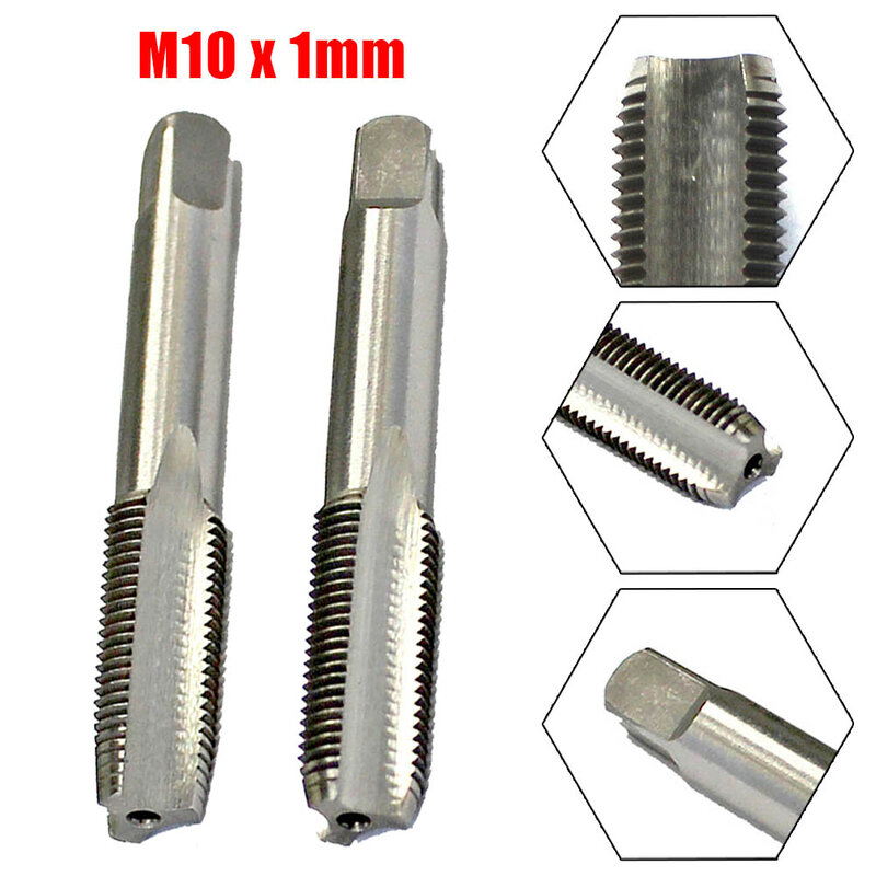 Metalurgia Torneiras Peças Pitch Plug, Direita Silver Thread Acessórios e Rosca de Mão, M10 X Passo 1mm, M10mmx1