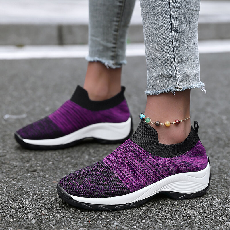 New Fashion Versatile Casual Shoes Comfortable and Breathable Suitable for Travel Mesh Walking Shoes Outdoor Elevated Sports