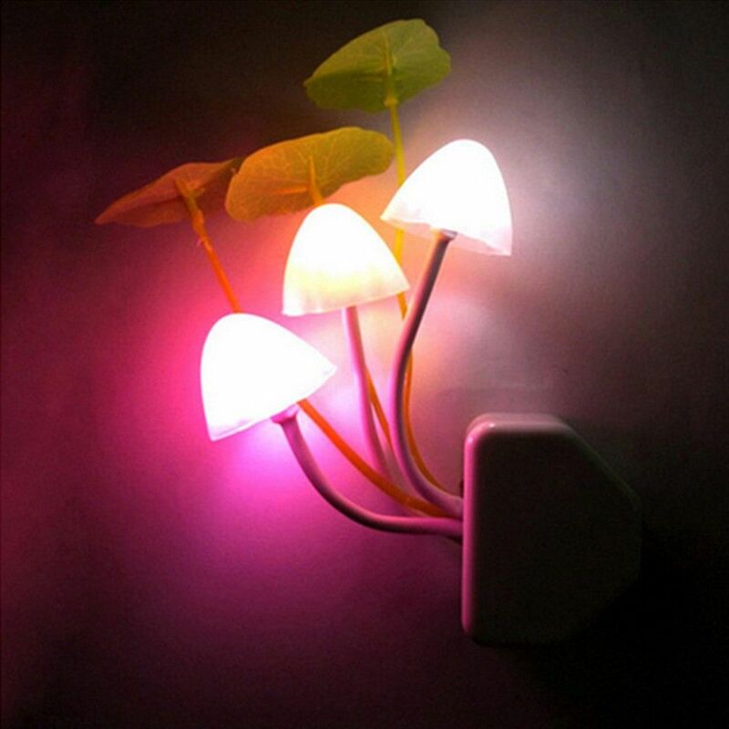 Lámpara LED colorida con Sensor para el hogar, iluminación de flores, luces bonitas, decoración de sueños, Control de cama