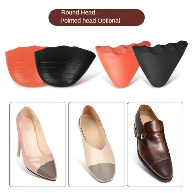 Almofada anti-desgaste sapato de salto alto, proteção para os pés, almofada confortável, forro de metade do tamanho, plug pu, acessórios de sapato