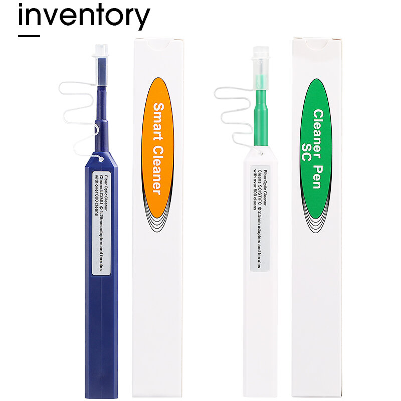 Bolígrafo de limpieza de fibra óptica SC/FC/ST, limpiador con un clic de 2,5mm, LC/MU, 1,25mm