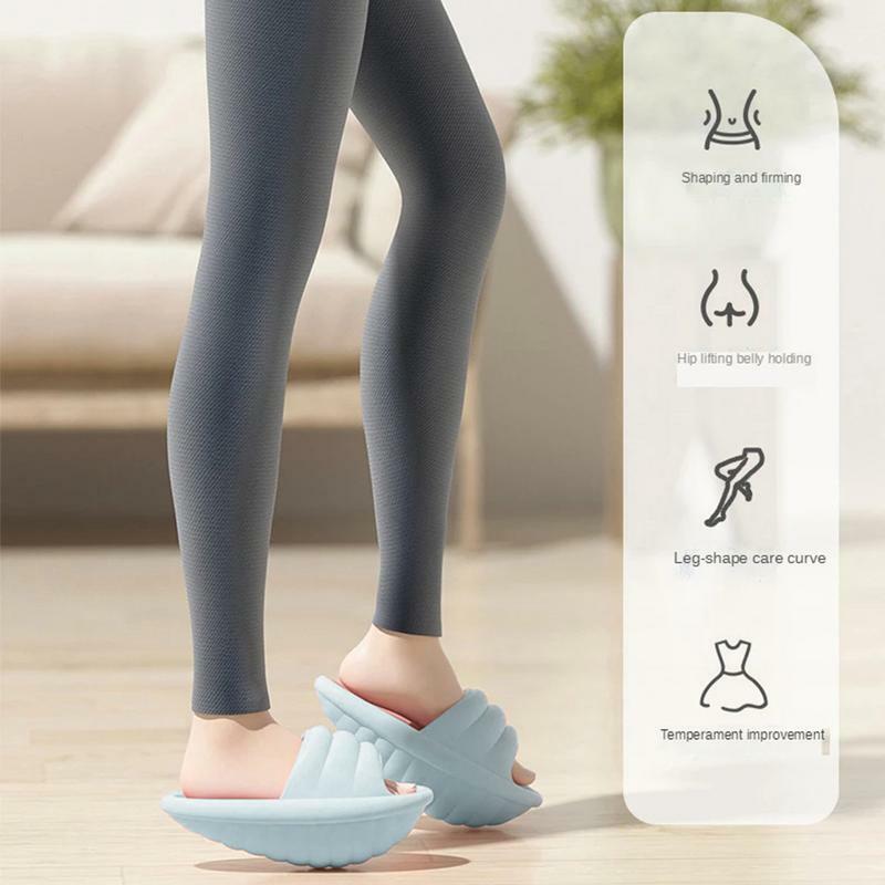 Cloud Sandals 2pcs EVA Yoga Rocking Shoes Waterproof Leg Shaping Shoes Fitness Shaking Slides For Sculpting Hip