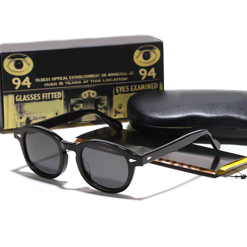 Johnny Depp Polarized Sunglasses Men Lemtosh Sun Glasses Woman Luxury Brand Vintage Acetate Frame Goggles