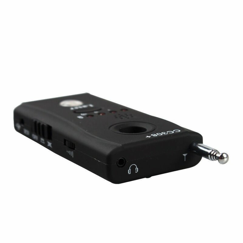 Detector de señal de lente de cámara inalámbrico CC308 + multifunción, detección de señal de onda de Radio, cámaras de rango completo, WiFi, RF, GSM, buscador de dispositivos