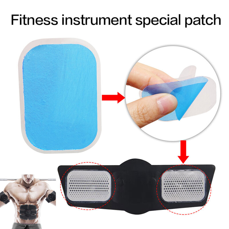 EMS Gel Pads For EMS Trainer Abdominal Gel Stickers Fitness Hydrogel For Abdomen Muscle Stimulator Slimming Massage Machine