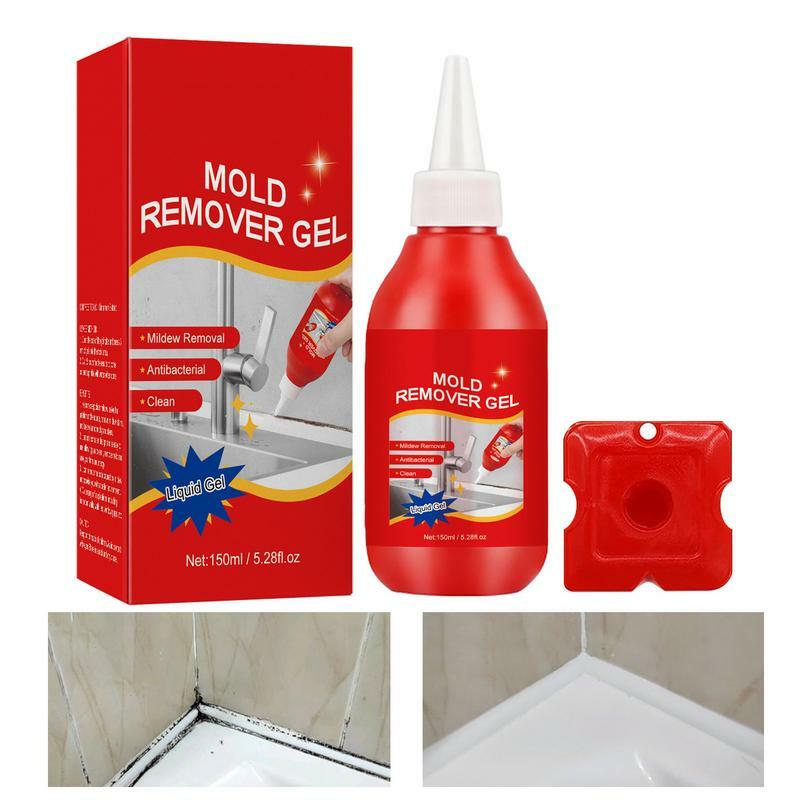 Mold Remover Gel For Shower 5.07oz Multifunction Washing Machine Mold Cleaning Agent Bathroom Mold Remover For Refrigerator
