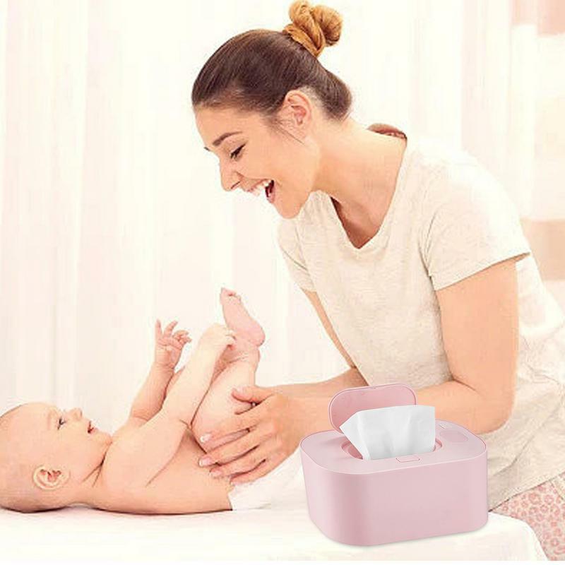Baby Wisch wärmer tragbare USB Nass Handtuch Heizung gleichmäßig insgesamt Heizung Windel Wisch wärmer geeignet für 80 gepolsterte Tücher Kleinkind