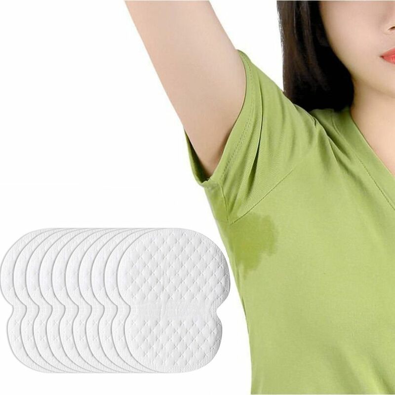 10Pcs Underarm Pads Sweat-absorver Adesivos Vestido Vestuário Transpiração Desodorante Axila Cuidados Sweat Absorvente Pads para Mulheres Homens