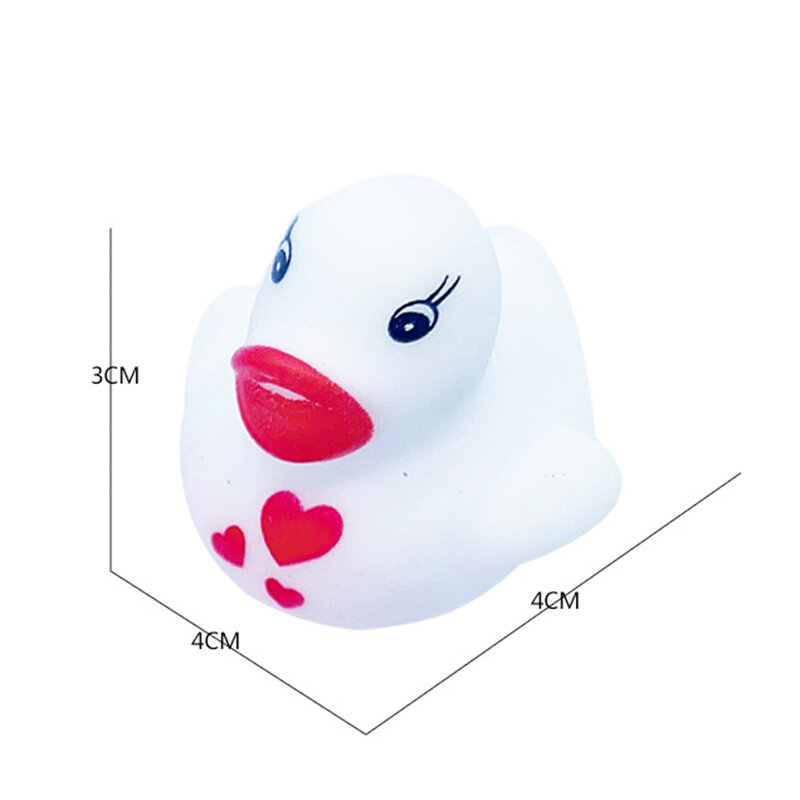 Novelty Valentines Day Rubber Ducks Heart Themed Duckies Gifts For Kids Party Classroom Exchange Prizes For Children Toys