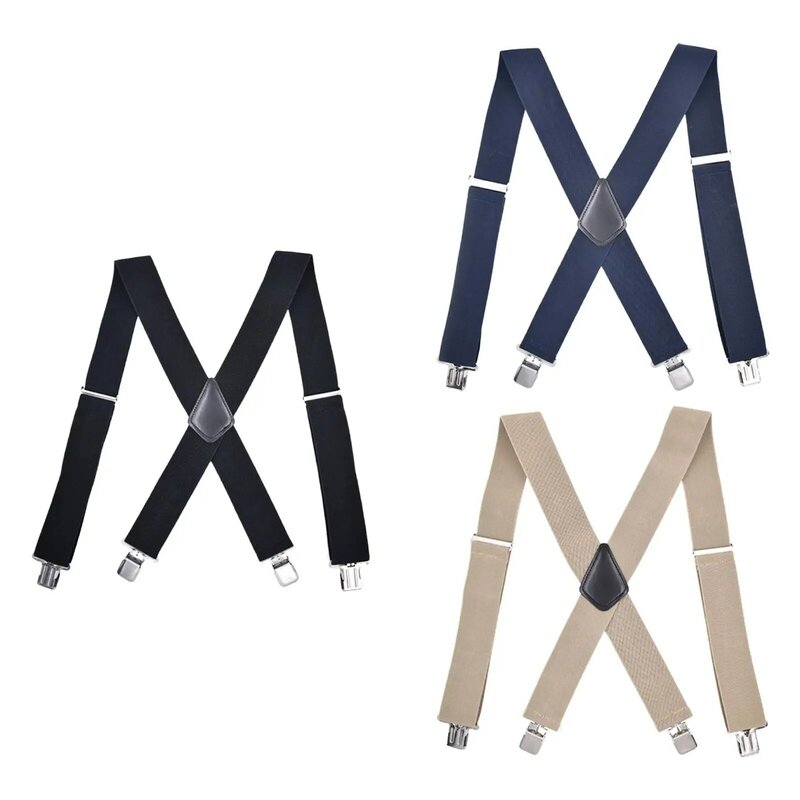 Casual Men Women Suspenders Back Belt Elastic Straps Adults Adjustable