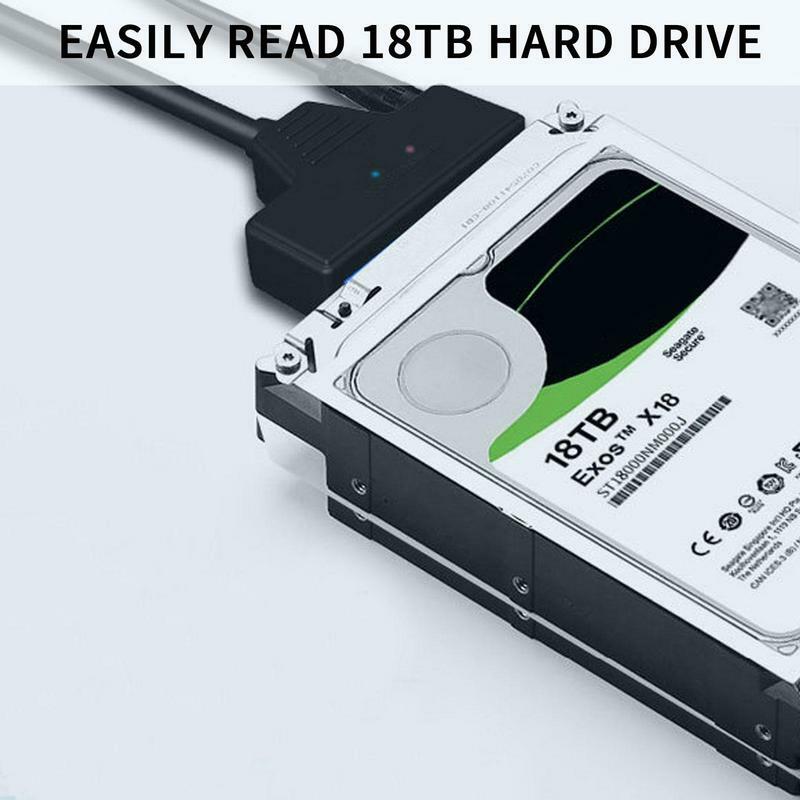 Ke USB 3.0 adaptor USB 3.0 ke adaptor tanpa Driver diperlukan konektor Hard Drive untuk 2.5 SSD HDD Hard Disk Drive