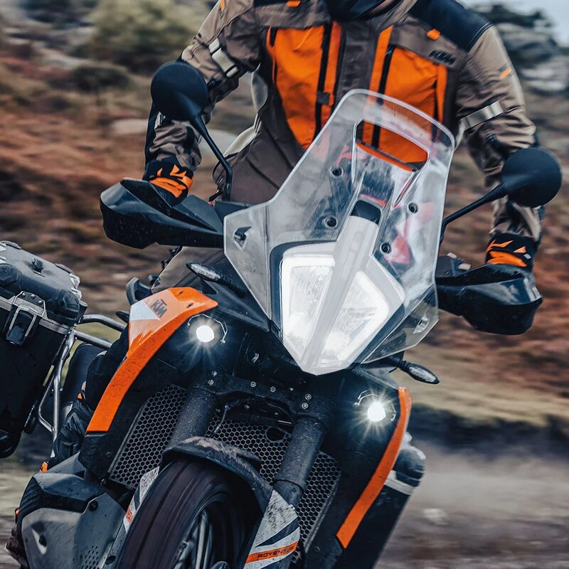 Neues Motorrad zubehör Acryl Scheinwerfers chutz Schutz Linsen abdeckung für 790 Adventure 890 Adventure Adv 2023 2024