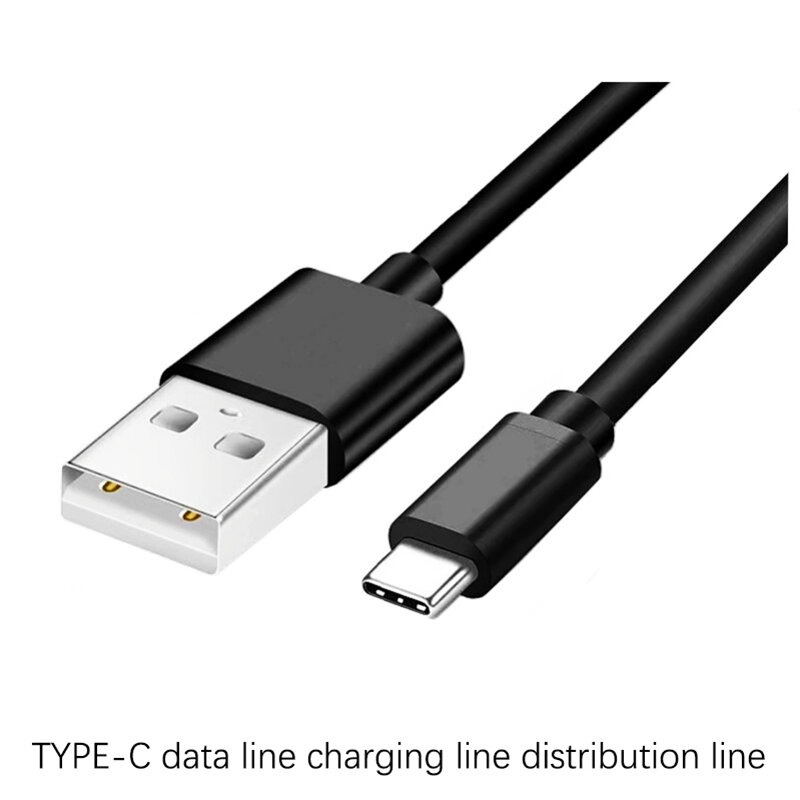 Cable de datos de alimentación Universal tipo C para coche, Reproductor Multimedia Inalámbrico para coche, Android, Cable de conexión automática de 4 núcleos, 0,3-2M, 1A