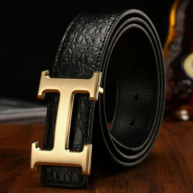 NEW With box Fashion Classic Men Designers Belts Womens Mens Casual Letter Smooth Buckle Belt G045