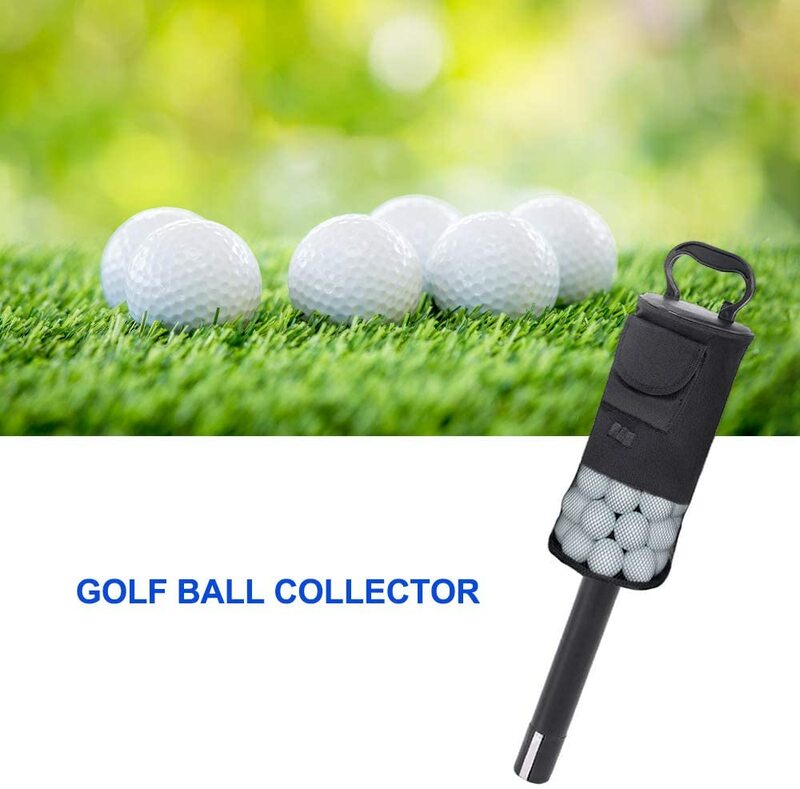 Golf Ball Pick Up Retriever Bag Hold Up To 70ลูกที่ถอดออกได้แบบพกพาง่ายรับลูกบอลทนทานและทนทานอุปกรณ์กอล์ฟ