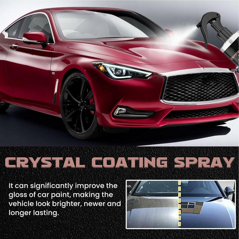 Cera Multifuncional Car Coating, Spray de polimento para carros, Agente Seguro de Revestimento Rápido, Nano Proteção Spa, 100ml